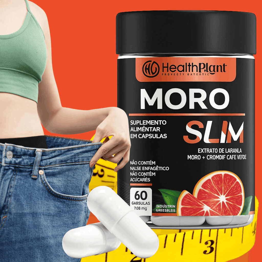 Laranja Moro Slim Citrus Sinésis Concentrado 100% Original 500mg 60 Capsulas
